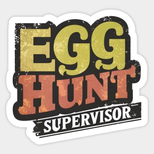 Egg Hunt Commander: Leading the Fun Sticker